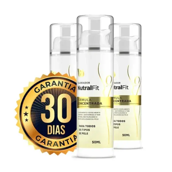 Frasco do Clareador nutralfit, o sérum para clarear manchas da pele